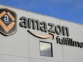 Amazon FBA fulfillment warehouse exterior, real‑shot of US Amazon FBA storage facility