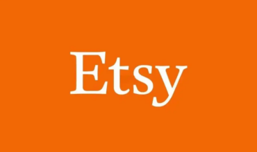 Etsy official logo solid orange background image