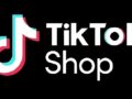 TikTok Shop brand logo on black background for cross-border e-commerce article illustration