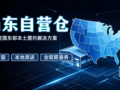 US East Coast fulfillment warehouse banner, USA map, warehouse & logistics graphic