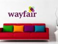 Wayfair logo displayed with home furniture, home decor e-commerce platform